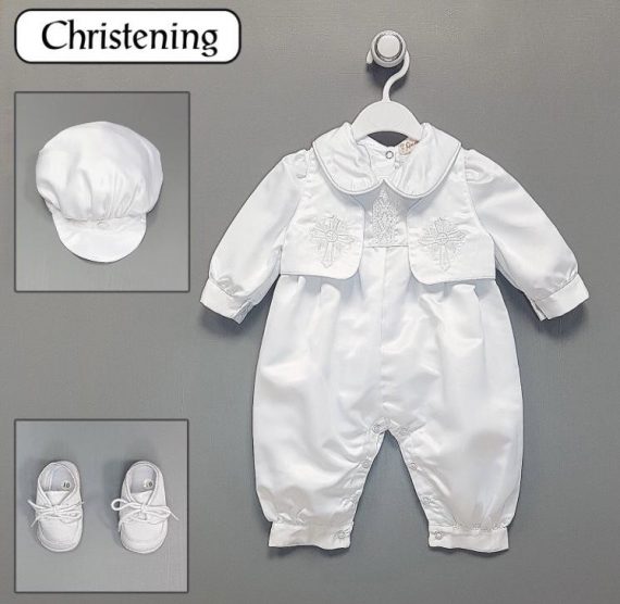 BOY'S CHRISTENING SET
