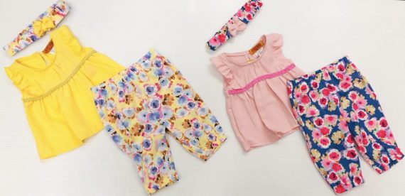 3-PIECE BABY GIRL OUTFIT