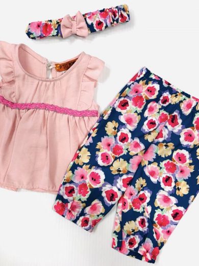 3-PIECE BABY GIRL OUTFIT