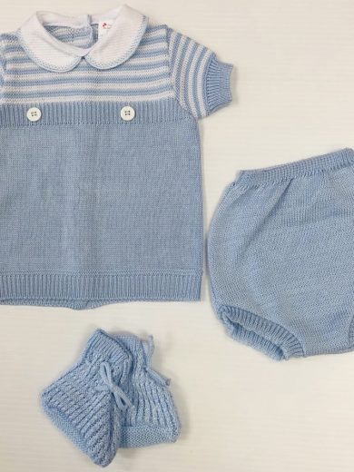 BABY  BOY KNIT OUTFIT