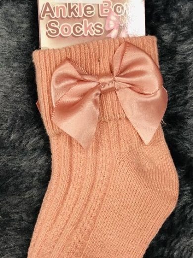INFANT ANKLE BOW SOCKS