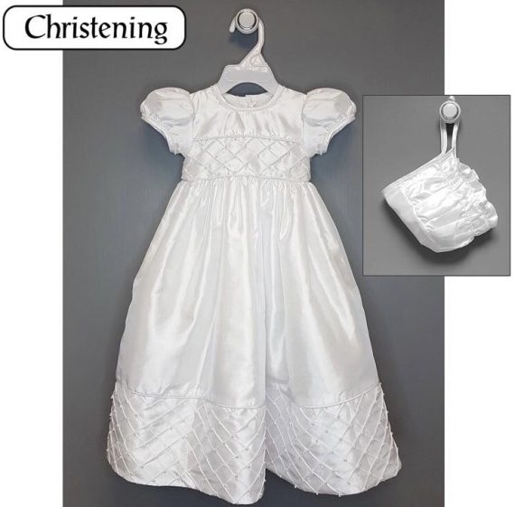 CHRISTENING GOWN AND BONNET