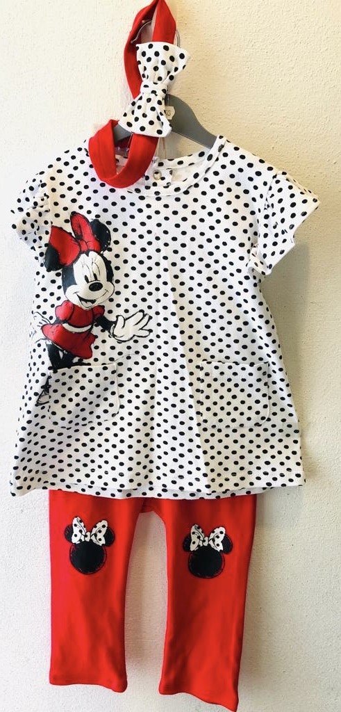 DISNEY BABY GIRL 3-PIECE OUTFIT