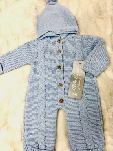 BABY  KNIT ONE-PIECE SUIT