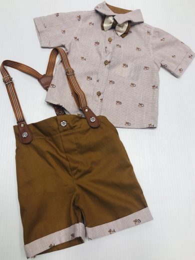 BABY 4-PIECE SHORTS OUTFIT