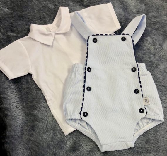 BABY BOY'S ROMPER OUTFIT