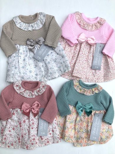 Baby Knit Bow Dress