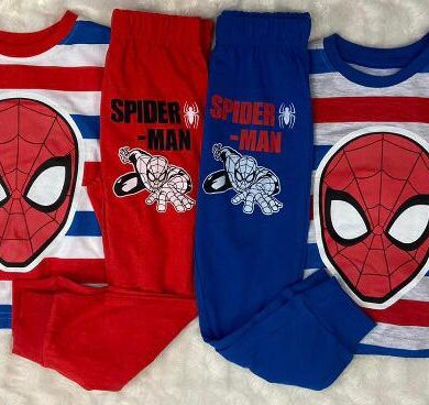 Stripe Spiderman Pyjamas