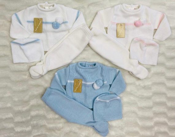 BABY BOXED KNIT  3-PIECE 