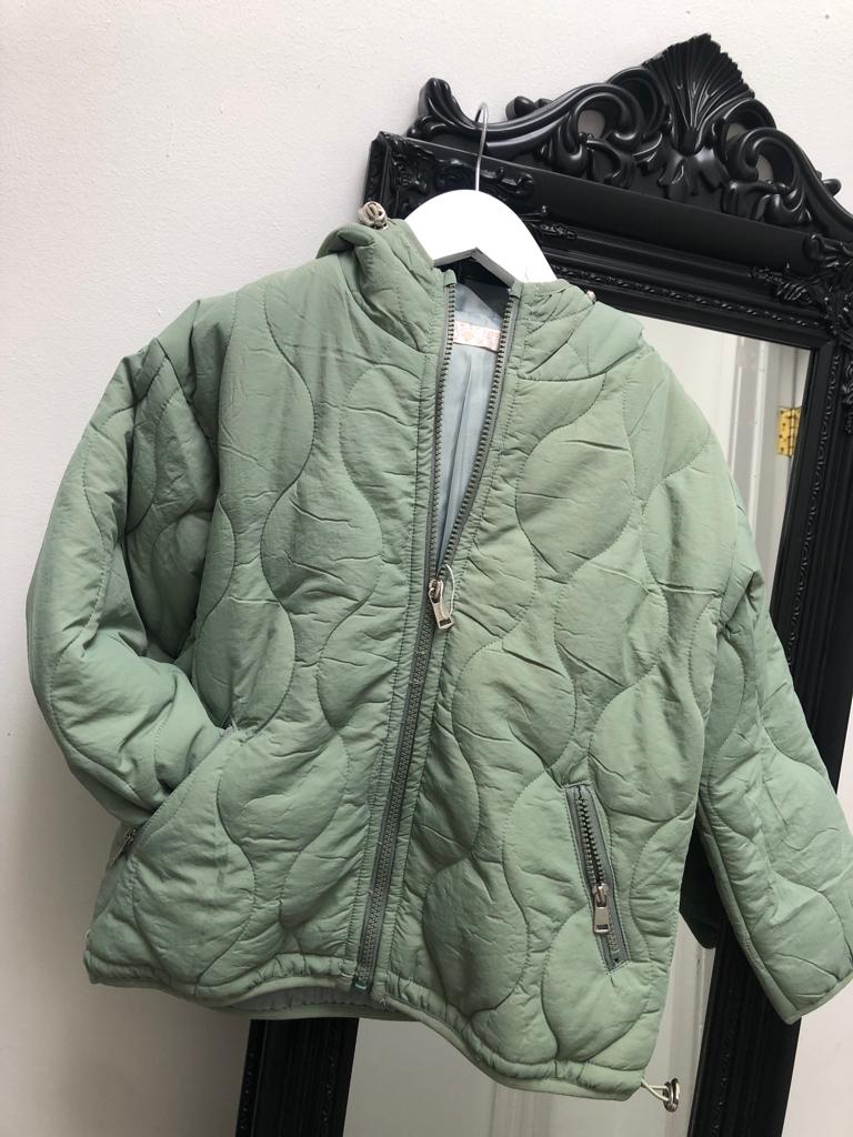 Quilted Sage Jacket - The Family Store