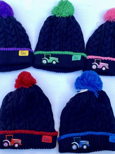 Lighthouse Tractor Bobble Hats
