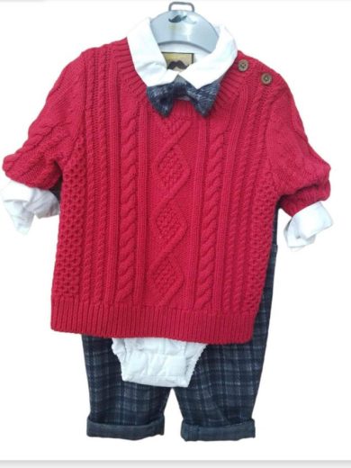 4-PIECE BABY BOY'S  OUTFIT