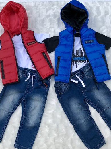 BOY'S BENCH 3-PIECE OUTFIT