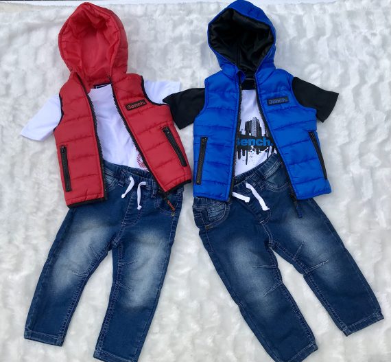 BOY'S BENCH 3-PIECE OUTFIT