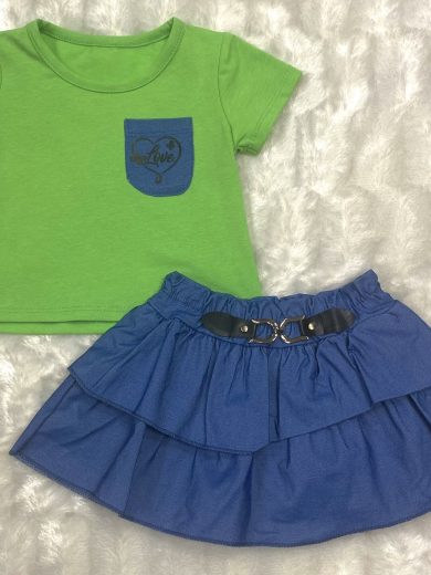 BABY TOP & SKIRT SET