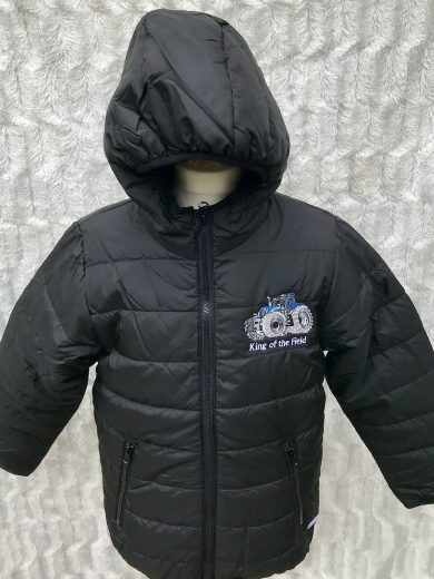 BLUE TRACTOR QUILTED JACKET